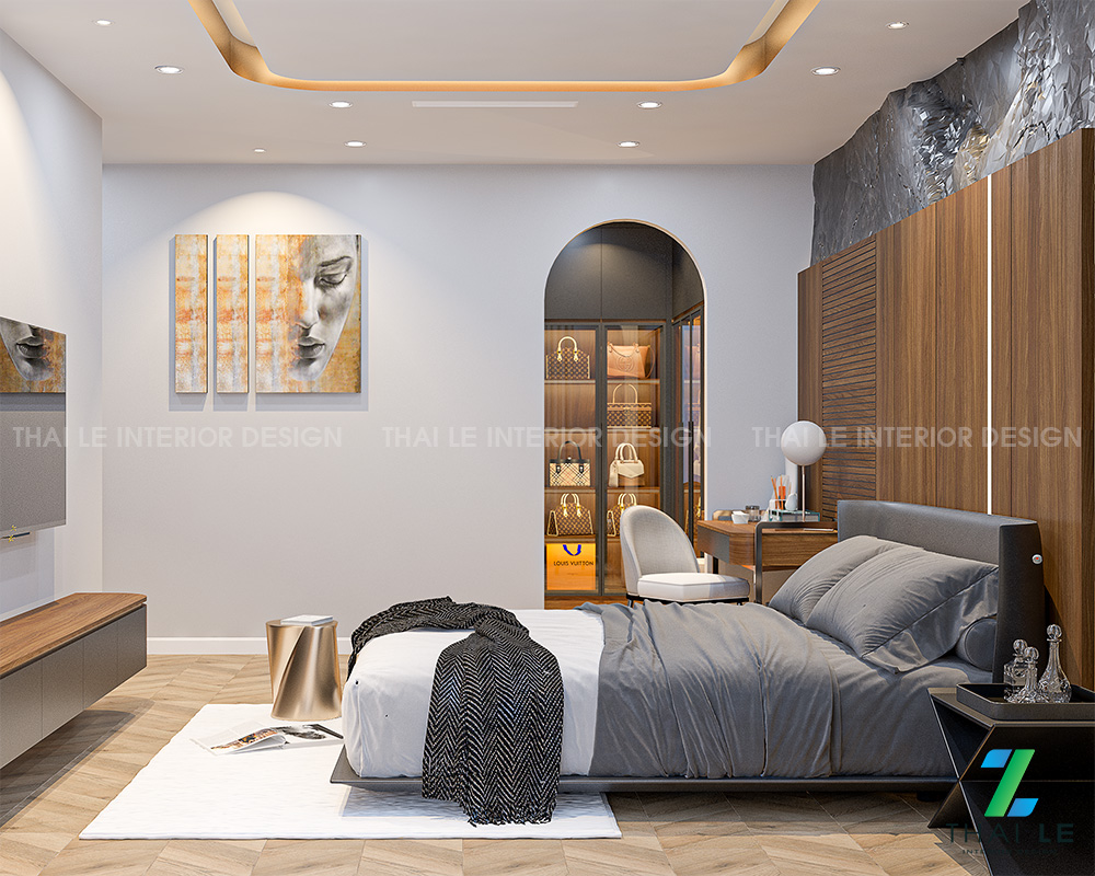 Thiết kế nội thất căn hộ Stella Residence Q.5 -135m2